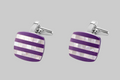 Purple Cuff Links