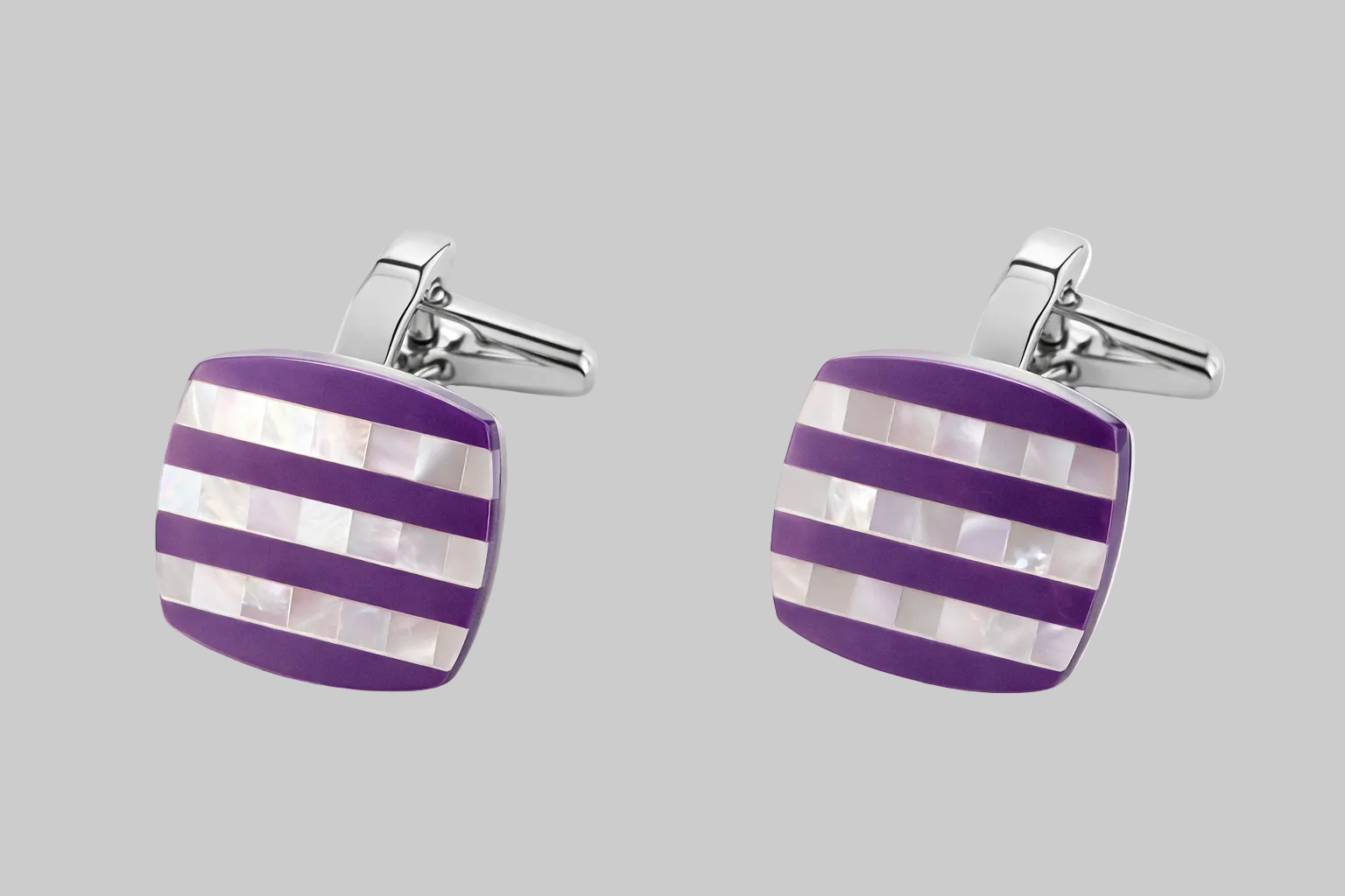 Purple Cuff Links