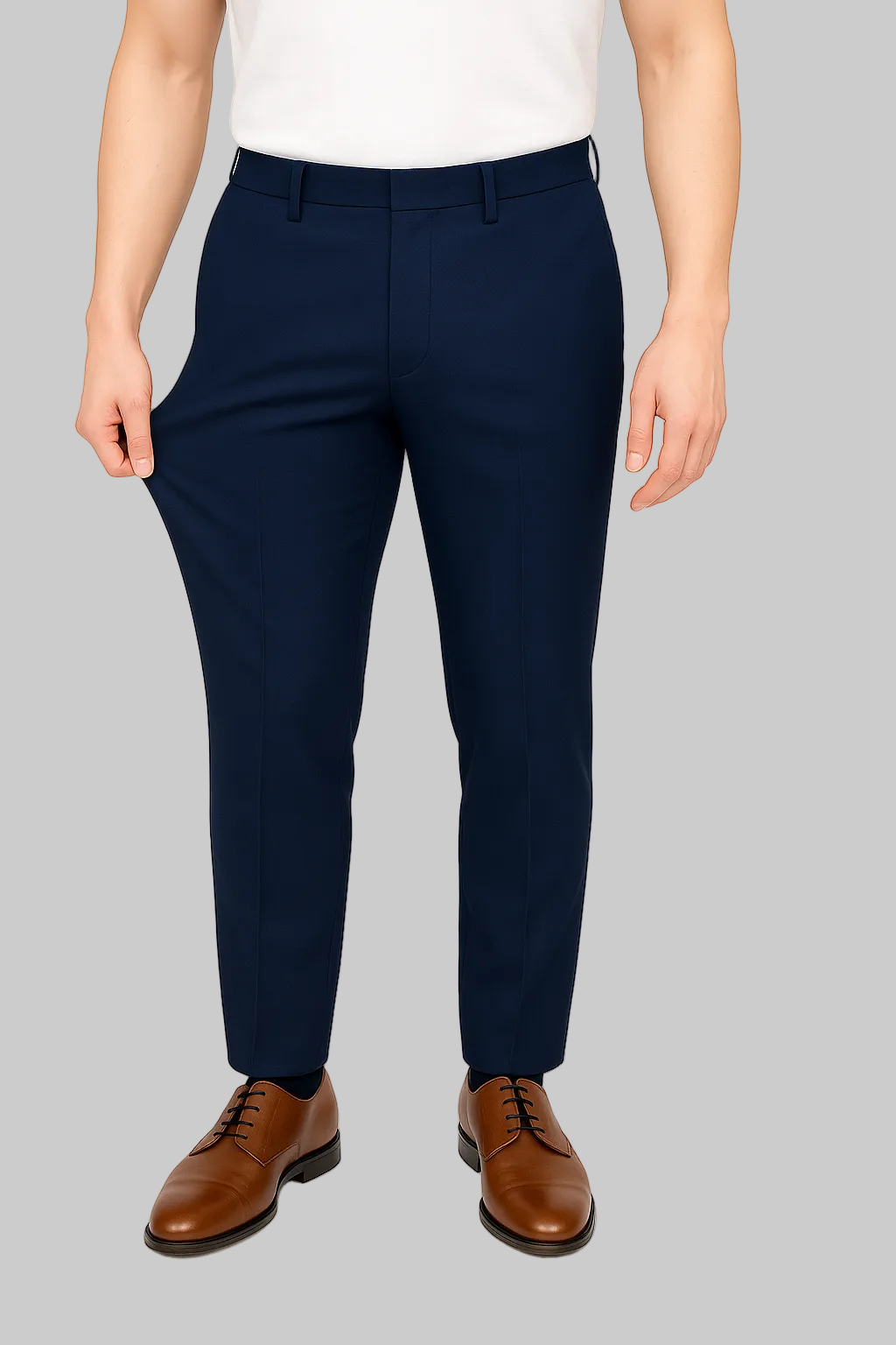 Heavy weight  Stretch Pants Dark Navy