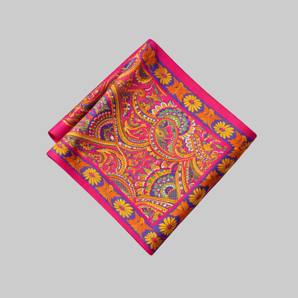 Royal Fuchsia Paisley