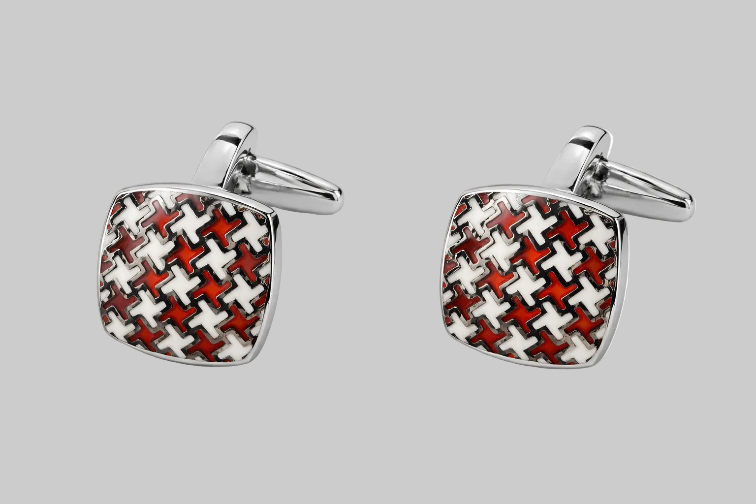 Red Cuff Links