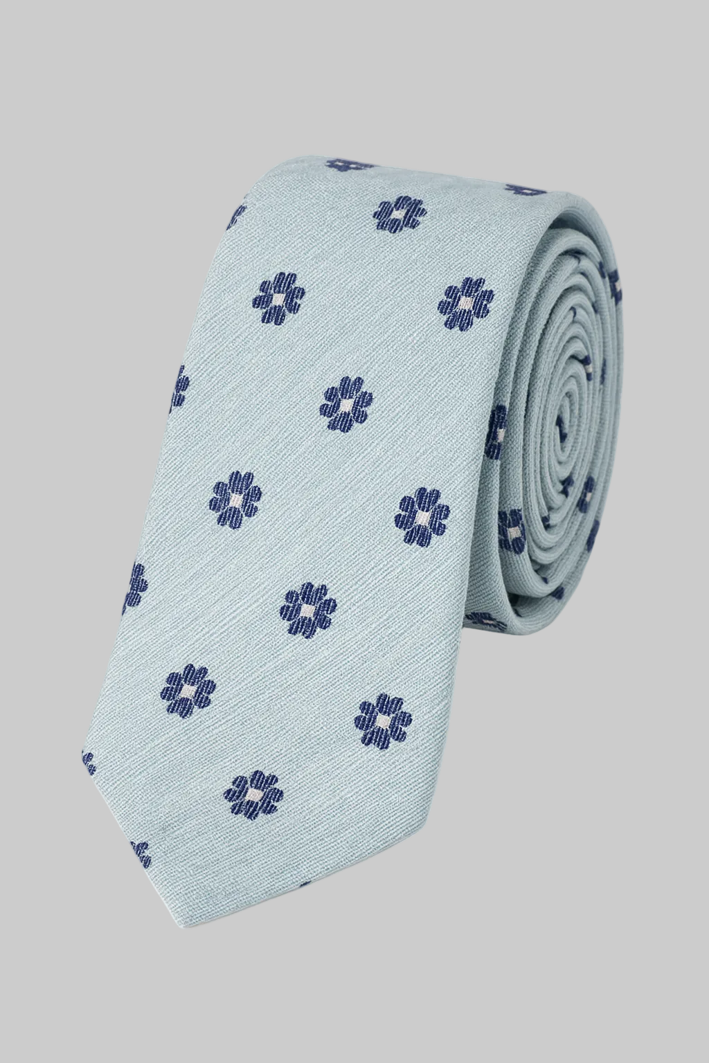 Light Blue and Navy Flowers (Ties)