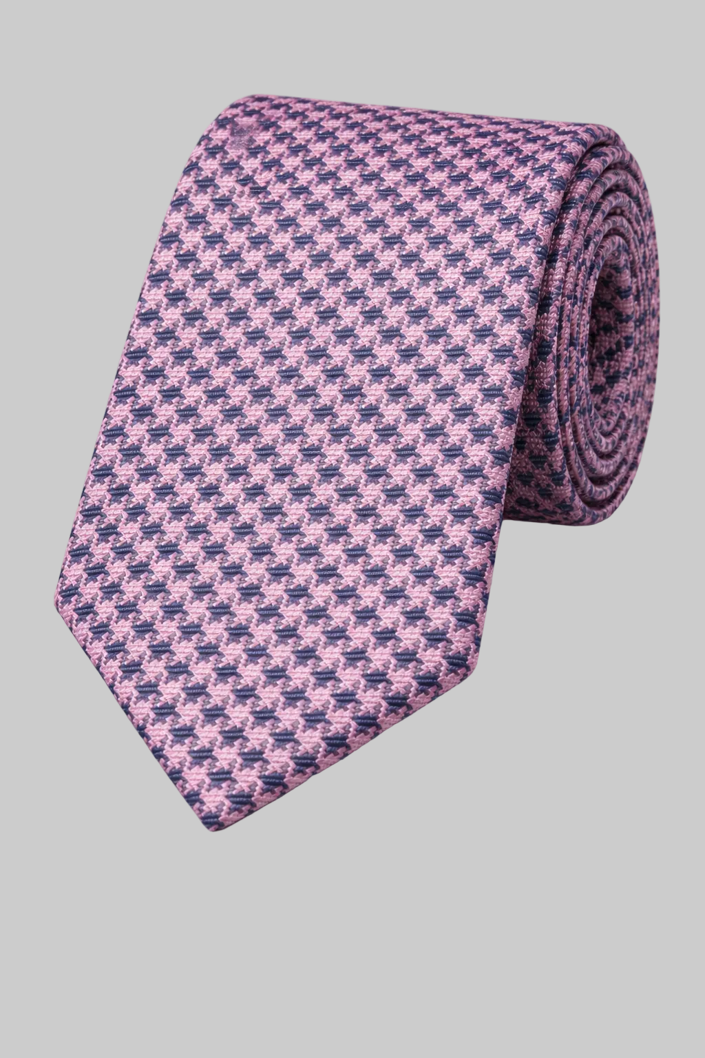 Pink Houndstooth