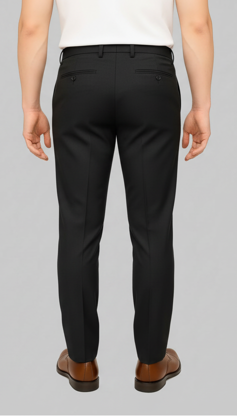 Heavy weight Stretch Pants Black