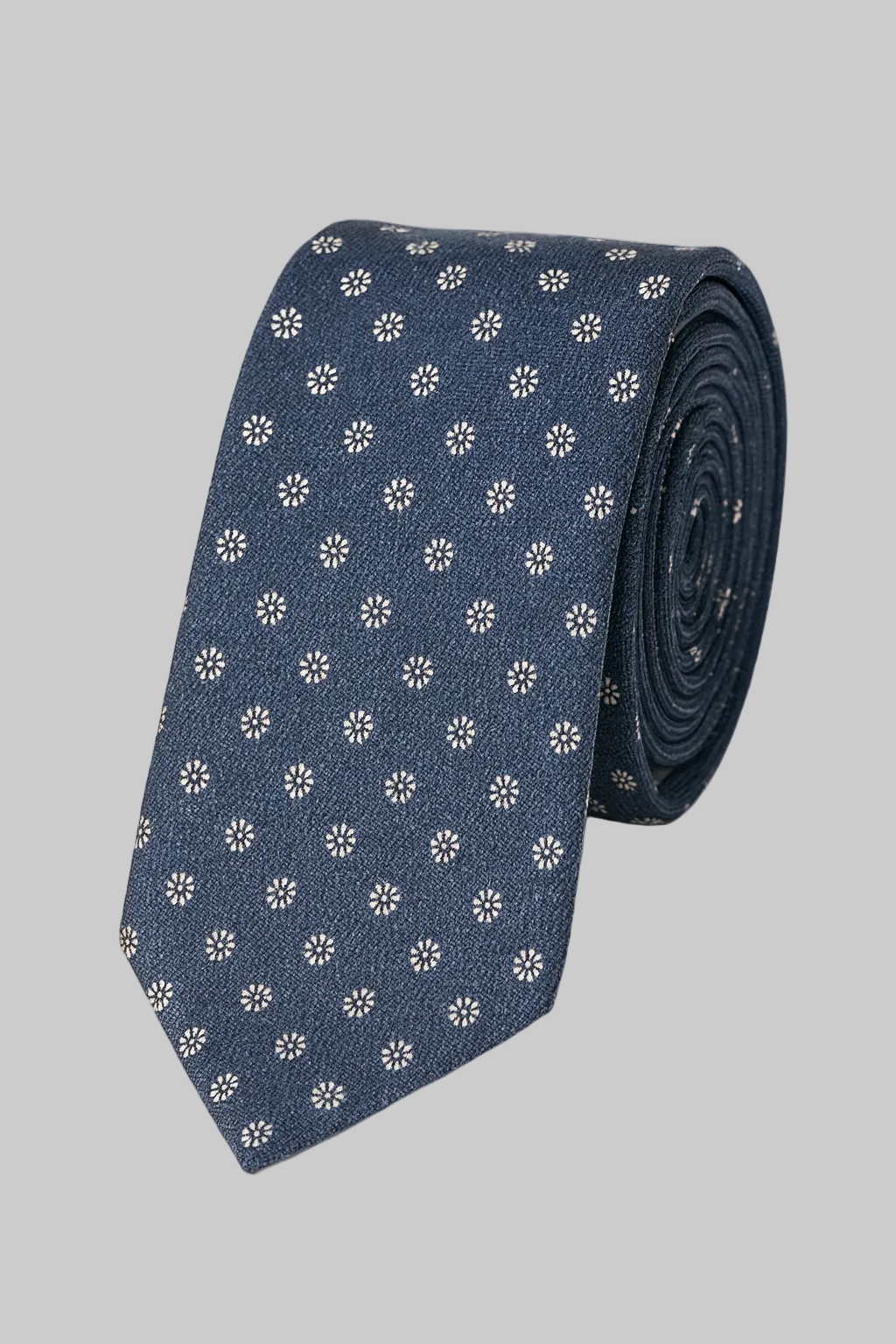 Blue with White Flowers (Ties)
