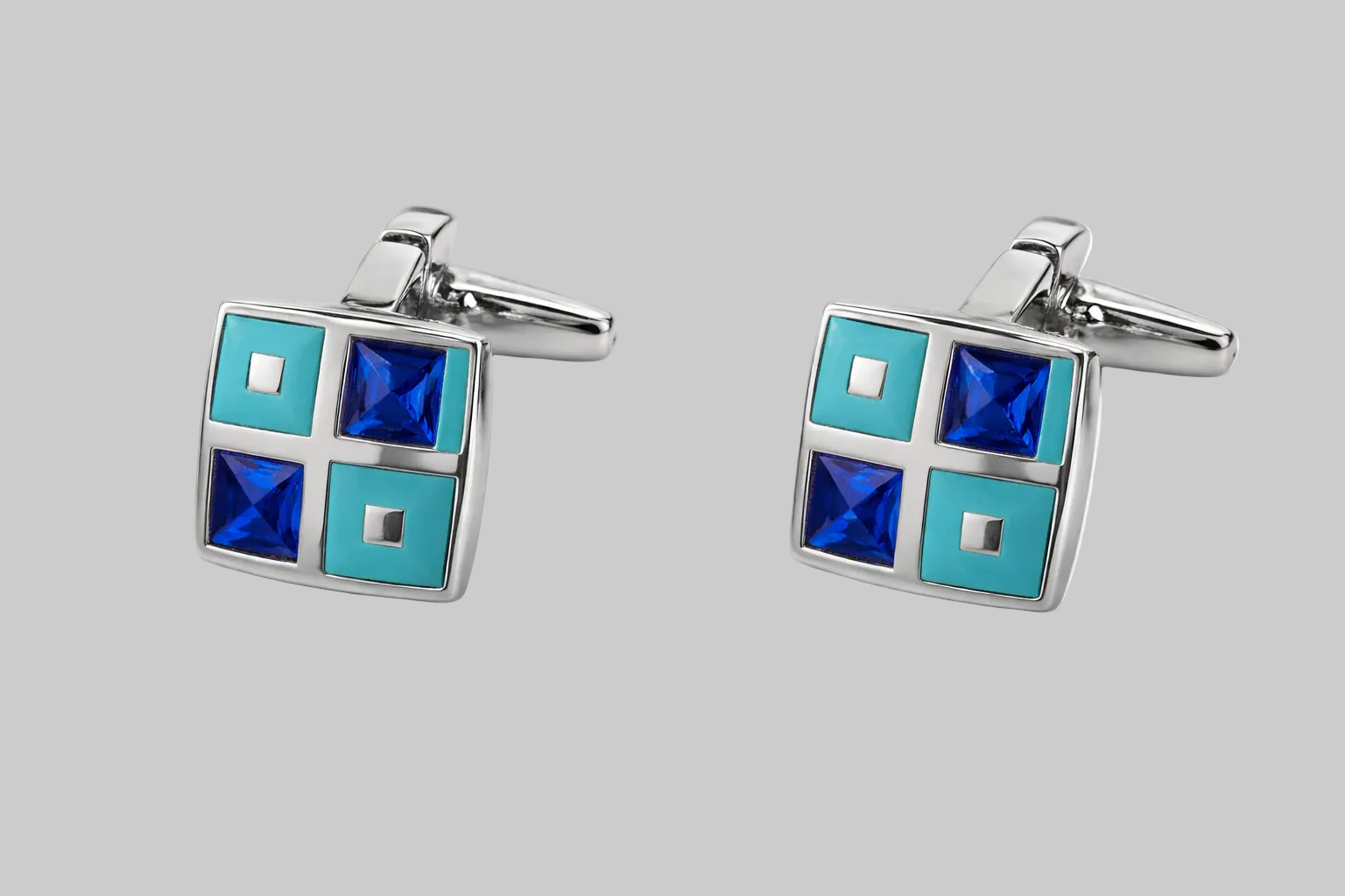 Blue Cuff Links