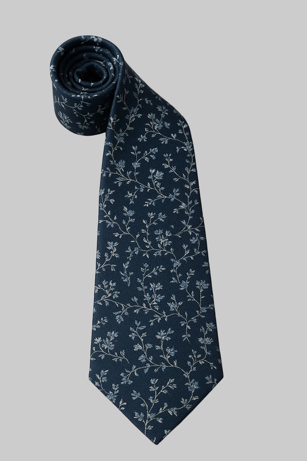 Navy With Flowers (Ties)