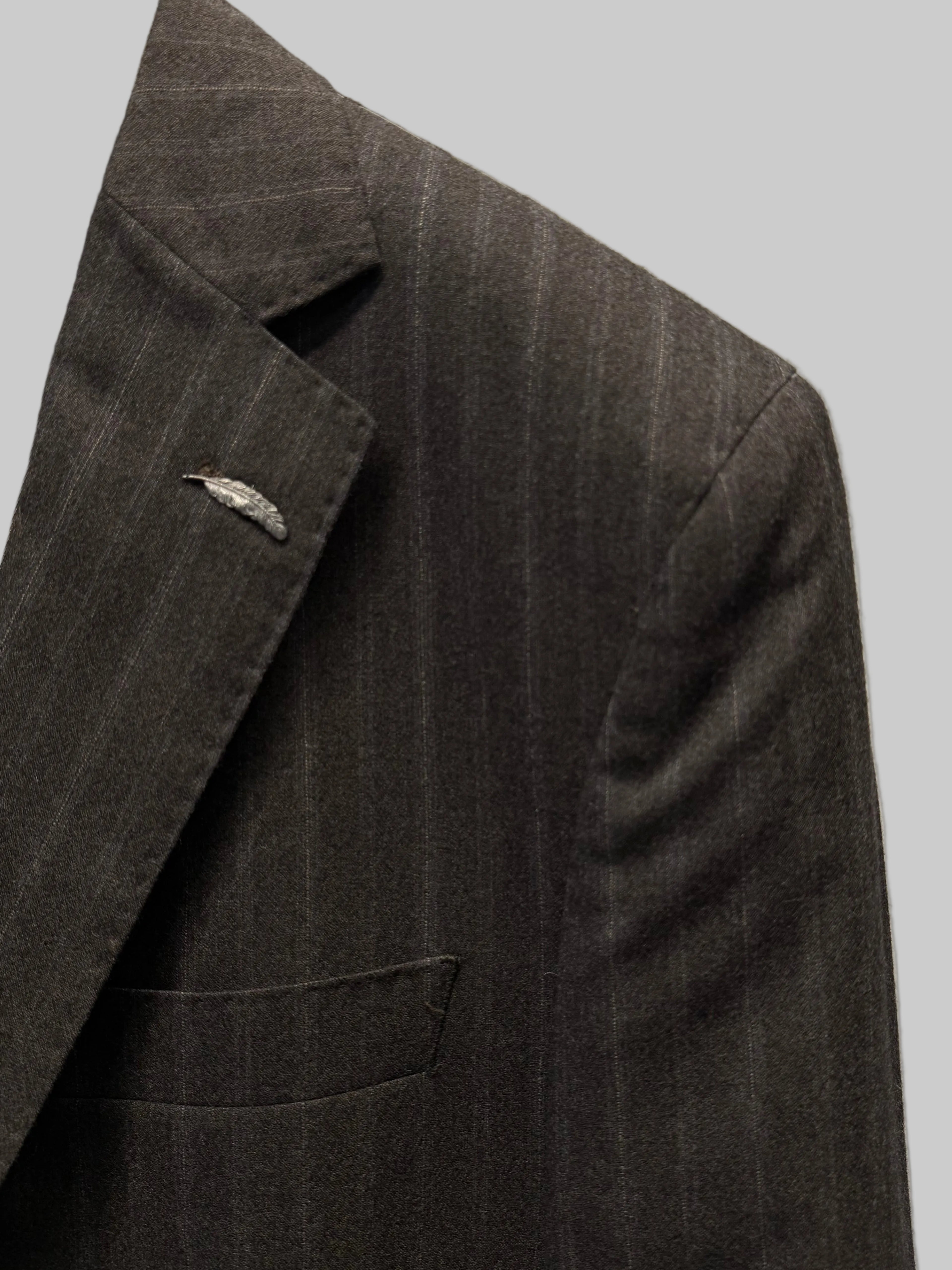 Espresso Pinstripe Blazer