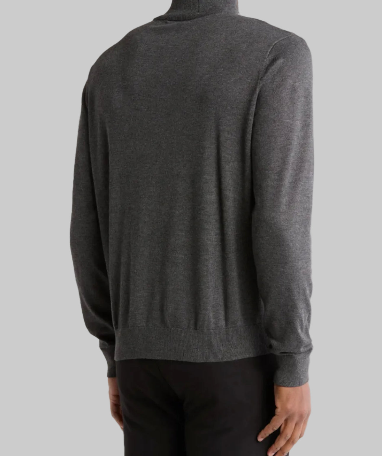 Grey Half Zip Sweater