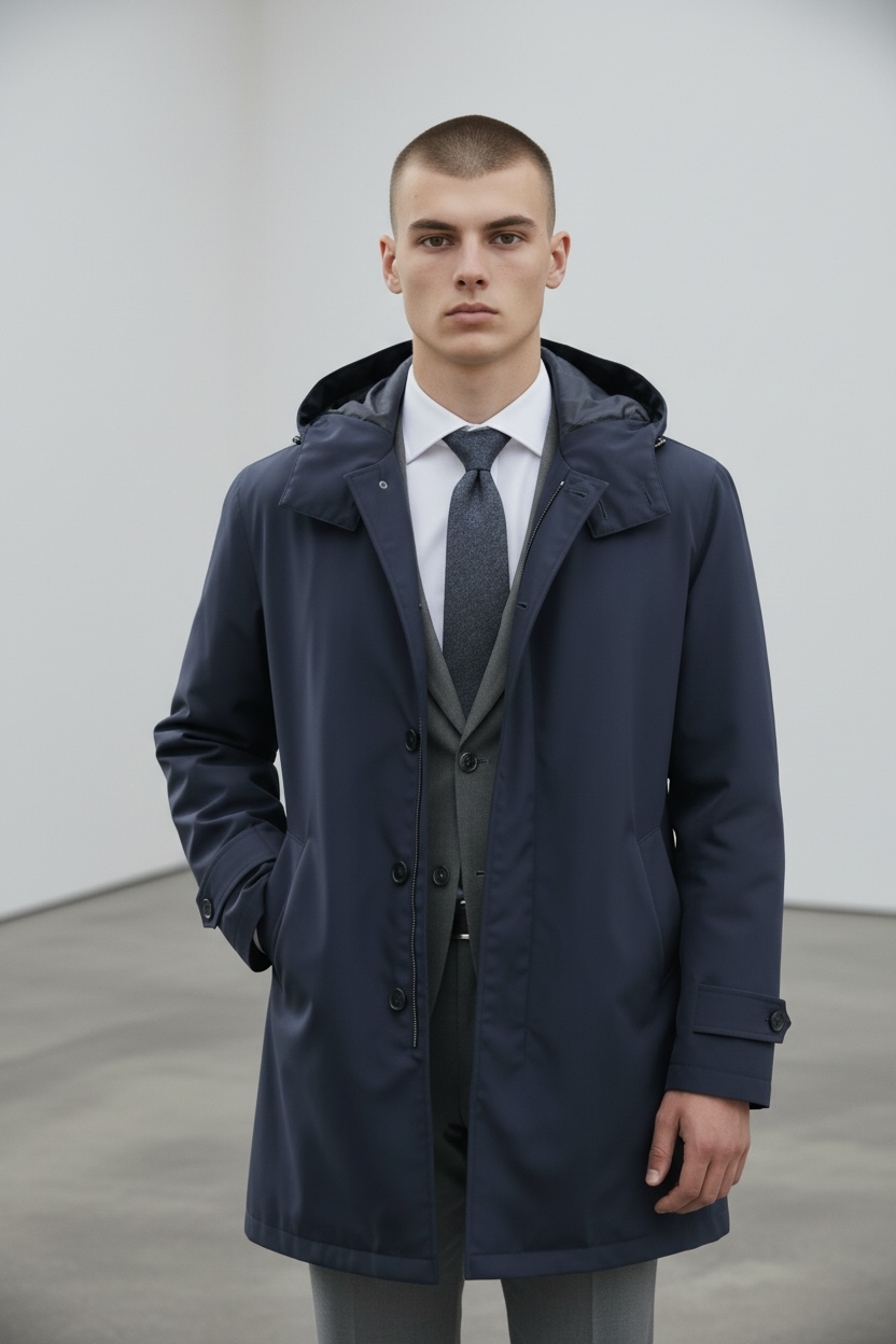 3 Season Coat Navy