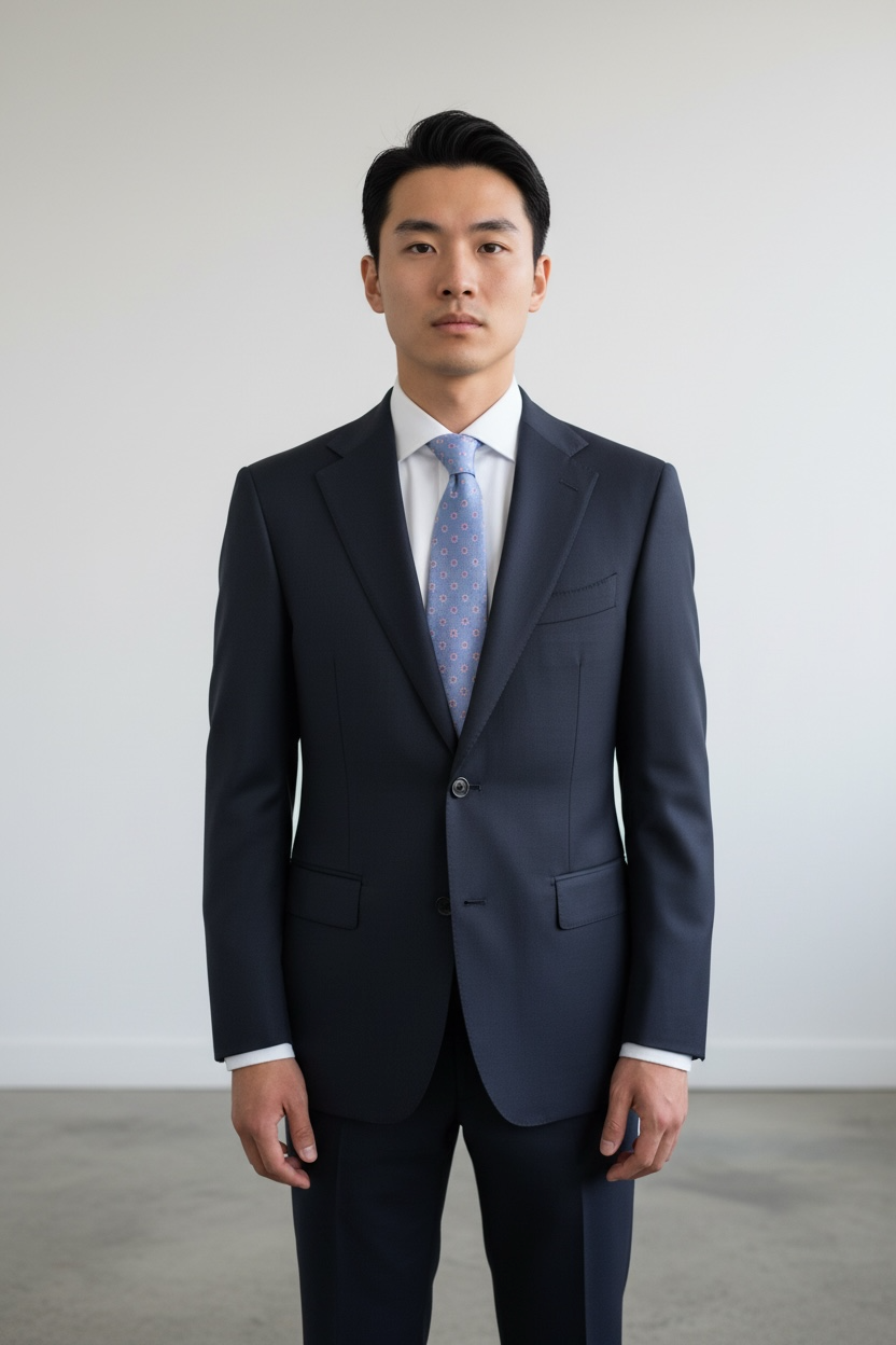 Sving Stretchy Suit Navy