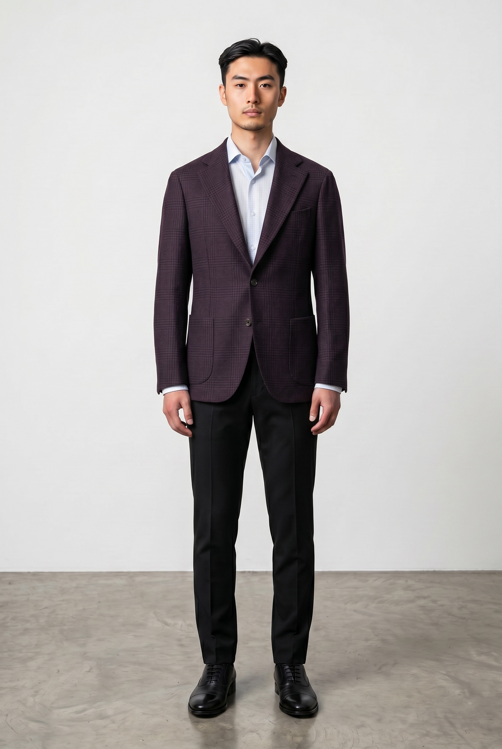 Burgundy Windsor Plaid (Blazer)