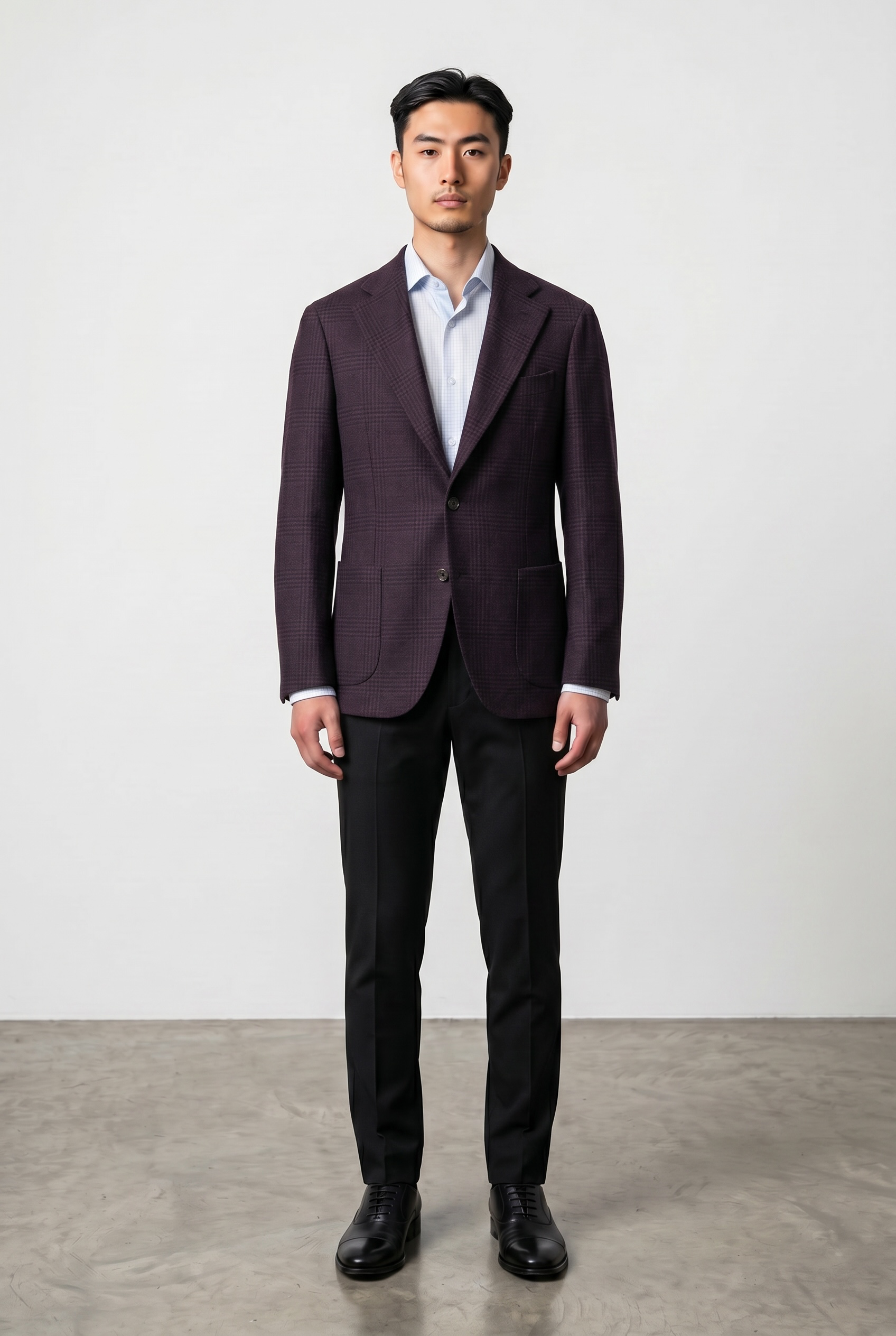 Burgundy Windsor Plaid (Blazer)