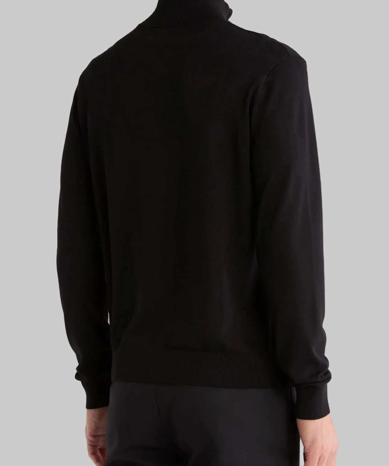 Black Half Zip Sweater