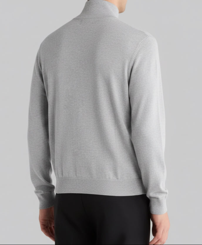 Light Grey Half Zip