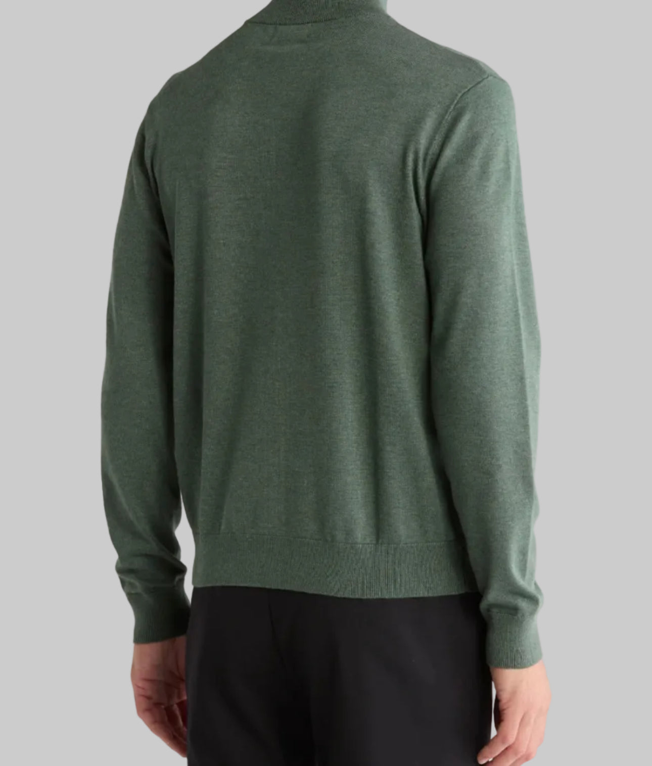 Green Half Zip Sweater