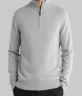 Light Grey Half Zip