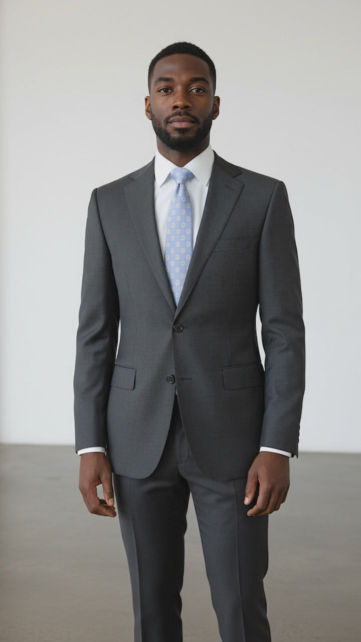 Charcoal Solid Classic Fit