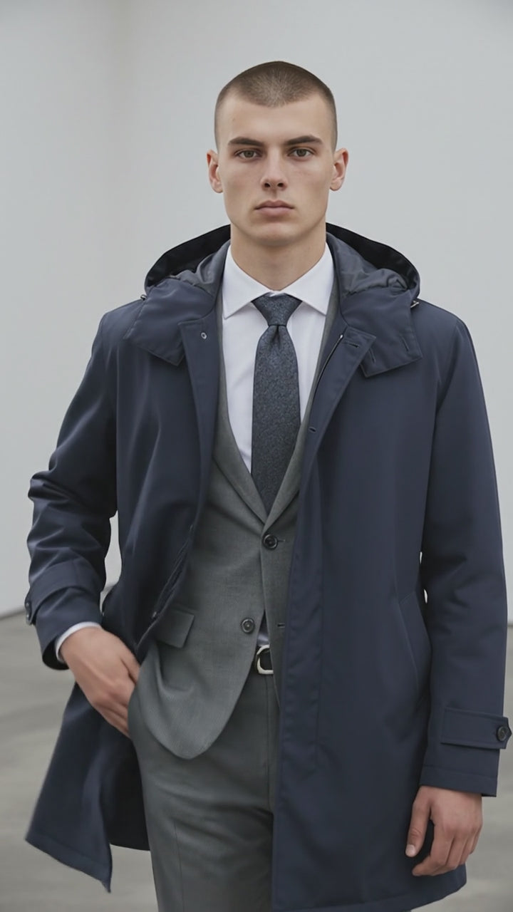 3 Season Coat Navy
